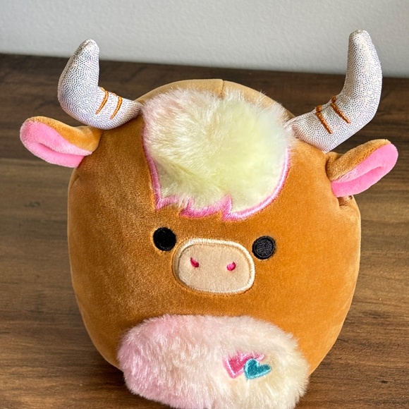 Squishmallows CANDELA HIGHLAND COW 5” Plush Stuffed Animal Valentine’s Hearts - Picture 3 of 10